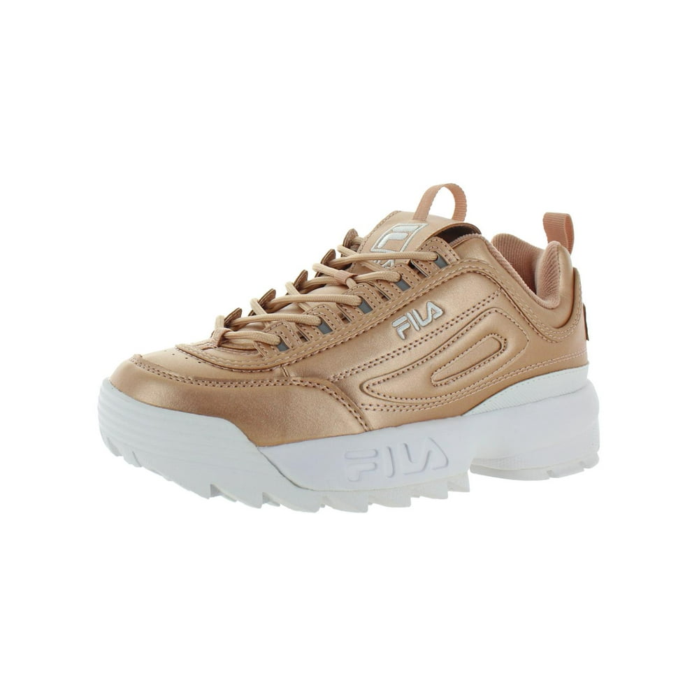 womens fila disruptor shearling athletic shoe