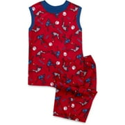 Faded Glory - Boys' 2-Piece Baseball Pajamas