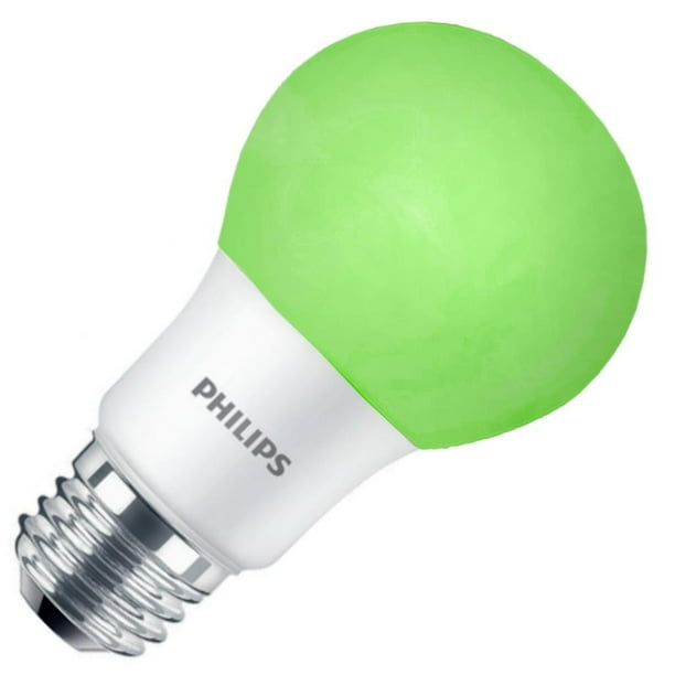 Philips 463281 8a19 Led Green P Nd 120v 4 1fb A19 A Line Pear Light Bulb Com Philips 463281 8a19 Led Green P Nd, Green Led Light Bulbs For Cars