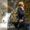 thumbnail image 4 of EVERFUN Hydration Backpack, 18L Hiking Water Pack with Water Bladder 2L/67oz Hydropack Biking, Green, 4 of 10