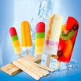 thumbnail image 2 of Farfi 50Pcs Wooden Ice Cream Sticks DIY Hand Crafts Lolly Cake Small Cudgel Tools (Wood), 2 of 6