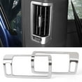 thumbnail image 4 of NS Autopart Silver Interior Rear B Pillar Side Air Vent Outlet Cover Trim Steel Frame Cover Decor for Volvo XC60 2nd Gen 2018 2019/ XC90 2015-2018, 4 of 5