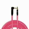 thumbnail image 1 of Coluber Cable - Right Angle 1/4" TS to 3.5 TRS Male - Pro Audio Connector, 1 of 7