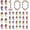 100, variant on 50 Pcs Little Jesus Figures Small Easter Jesus Loves You Toys 10 Colors Mini Rubber Jesus Miniatures to Hide and Seek Religious Gift Party Favors Easter Egg Stuffers Sunday School (50)