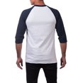 thumbnail image 2 of Pro Club Men's 3/4 Sleeve Crew Neck Baseball Shirt, 2 of 5