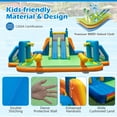 thumbnail image 6 of Infans Inflatable Water Slide w/ 2 Long Slides Pool Climbing Walls 950 W Blower, 6 of 7