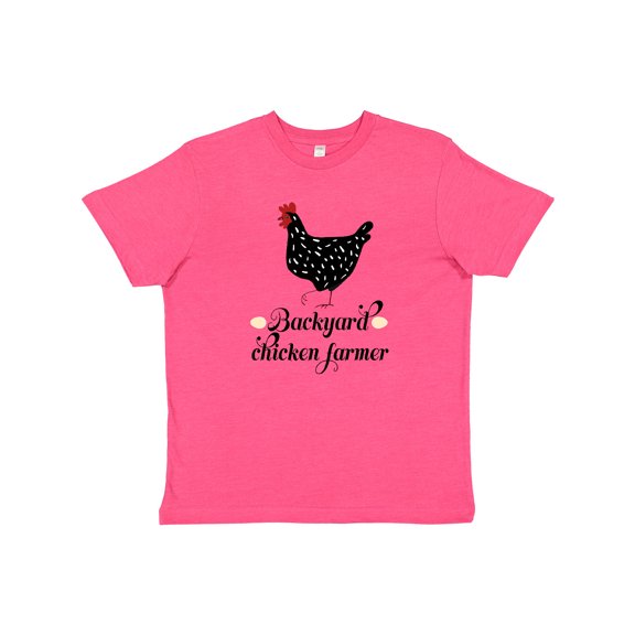 Inktastic Backyard Chicken Farmer Ancona Hen Youth T-Shirt