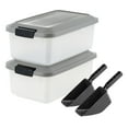 thumbnail image 1 of IRIS 5 kg Airtight Pet Food Container Dog & Cat Food Storage Bin Treat Box 2 Pack, 1 of 9