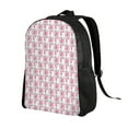 thumbnail image 2 of Cauagu Flamingo On Checkered Print Backpacks,Travel Daypack Casual Laptop Backpack Bookbag Fits 15 Inch Computer for Men Women, 2 of 8