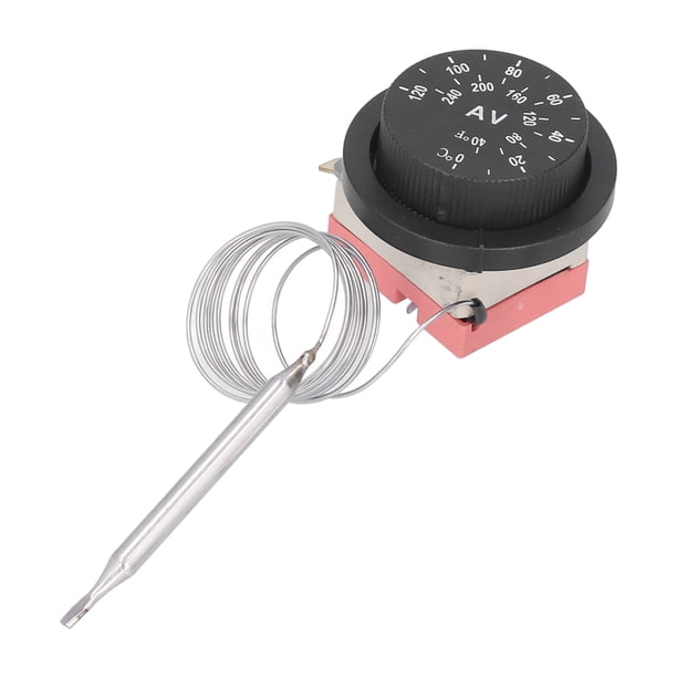 Kit De Sonda De Control De Temperatura De Diseño De 3 Pines Con Interruptor De Termostato De Ventilador Eléctrico Ajustable