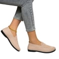 thumbnail image 2 of IEMIEMIEM Womens Orthopedic Shoes Arch Support Flower Embroidered Running Shoes Wide Slip on Non Slip Business Casual Shoes Mesh Stretch Soft 2026 Orthopedic Shoes Khaki 6.5 Wide, 2 of 7