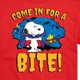 thumbnail image 3 of Peanuts - Snoopy Come In For A Bite - Men's Short Sleeve Graphic T-Shirt, 3 of 6