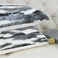 thumbnail image 7 of Home Soft Things Multi Jacquard Faux Fur Throw Pillow Cover 2pcs Set - Grey - 14'' x 26'', 7 of 7