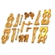 thumbnail image 4 of Kit de Accesorios de Actualización de Coche con Control Remoto de Aluminio para SCY 1/16 16101 16102 Gold, 4 of 5