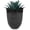 Ironmist Grey, variant on Robert Allen MPT01827 Stockbridge Venti Ironstone Metal Planter Flower Pot, 15", Dimple Finish, Latte Color