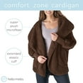 thumbnail image 2 of Hello Mello Comfort Zone Packable Oversized Cardigan, Mocha (Women's), 2 of 6