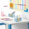 thumbnail image 6 of Cute Duck Wear Glasses and Tie Acrylic Pencil Pen Holder Cup 4 Compartments Desktop Organiser 7.87"x2.78"x3.54", 6 of 7