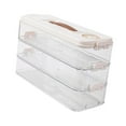 thumbnail image 1 of Contenedor de almacenamiento de alimentos perfecl con tapa Organizador de refrigerador 3 capas, 1 of 8