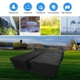 thumbnail image 5 of ODOMY L-shaped Outdoor Waterproof Furniture Cover Garden Patio Sofa Protective Cover Dust Covers, 5 of 11