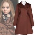 thumbnail image 2 of Película M3gan Cosplay disfraz Megan AI muñeca Robots niños vestido uniforme Halloween carnaval fiesta vestidos abrigo trajes Gao Jinjia LED, 2 of 2