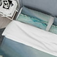 thumbnail image 4 of Designart 'Indigo Abstract Watercolor Blue' Coastal Duvet Cover Set, 4 of 4