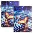thumbnail image 2 of Feishell for Amazon Fire HD 10 2021/HD10 Plus 2021 10.1" Smart Case,Auto Wake/Sleep Slim Colorful Pattern PU Leather Flip Folio Stand Card Slots Wallet Case Cover with Pencil Holder,Wave Butterfly, 2 of 12