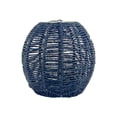 thumbnail image 1 of Pendant Lamp Shade Retro Style Lighting Fixture Rattan Lampshade for Living Room Round Blue, 1 of 8