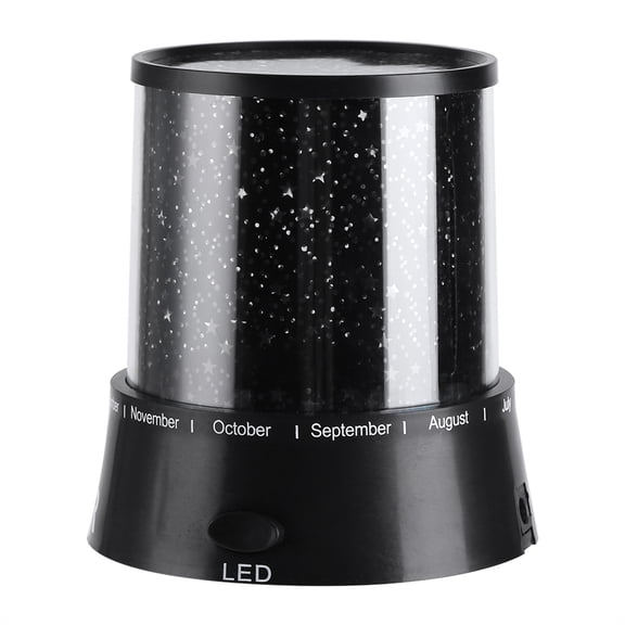 NFTIGB Romantic LED Projector Lamp Sleeping Room Night Light Decoration Kids Gift Stars Pattern (11 cm / 4.33 inches)
