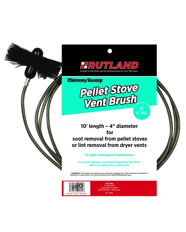 10" ROUND #16410 Rutland Wire Chimney Brush w/attached ring end 10" ROUND #16410 Rutland Wire Chimney Brush w/attached ring end