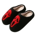 thumbnail image 1 of Antideslizantes Forradas Pieles Piso Interior Cálidas Peluche Mujeres Hombres Livianos Halloween Fantasma Cabaña Cabañas para Regalo Navidad Invierno, 1 of 8