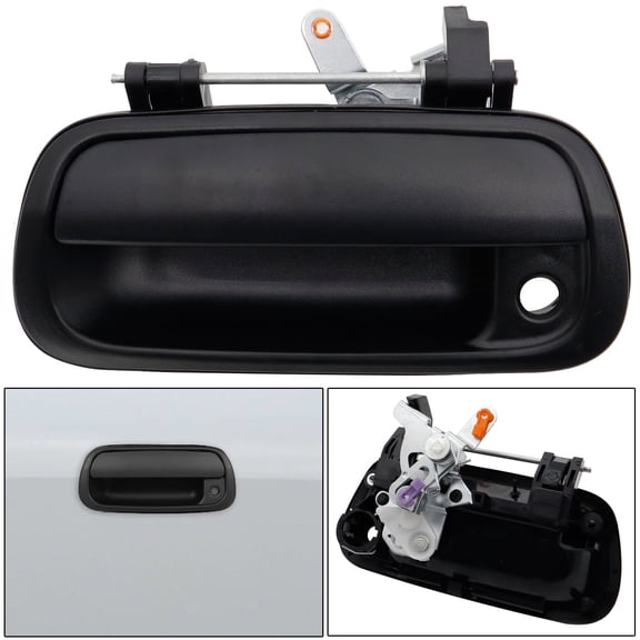 For Toyota Tundra 2000-2006 2005 Tailgate Handle Black Textured Pickup Truck