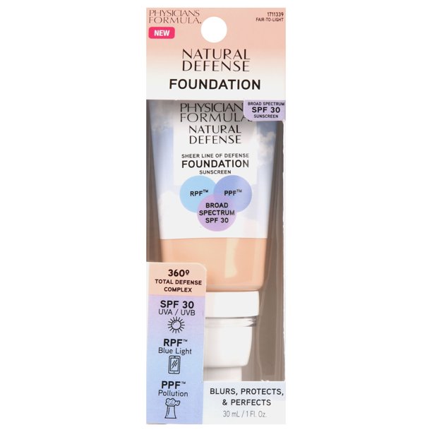 Physicians Formula Natural Defense Sheer Line of Defense Foundation SPF