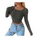thumbnail image 1 of Txlixc Blusa de manga larga para mujeres Txlixc moda, 1 of 4
