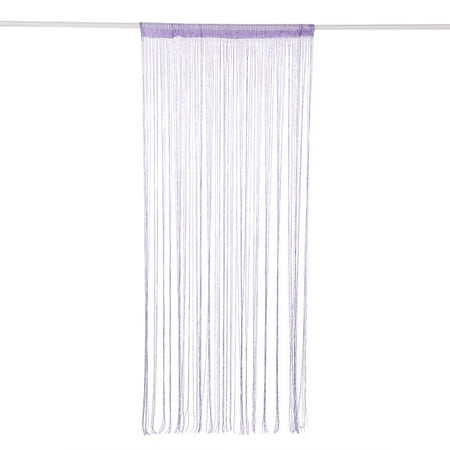 Qiilu 100x200cm Decorative Door Window String Curtain Room Divider