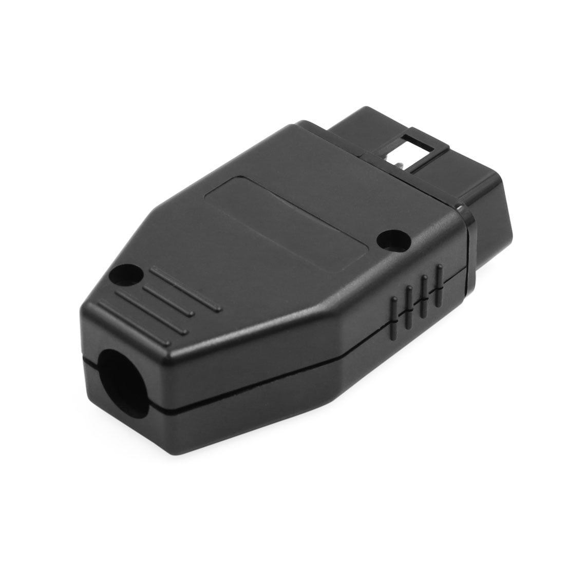 OBD2 16 Pin Car GPS Diagnostic Connector Male Adapter Shell DC 12V