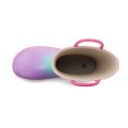 thumbnail image 3 of Kushyshoo Kids Rain Pink Rainbow Waterproof Printed Rubber Boots with Handles Size 7 Toddler Rain Boots, 3 of 5