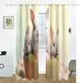 thumbnail image 2 of Rabbits and Easter Eggs Black Out Curtains 72 Inch Length Curtains for Sliding Glass Doors Bedroom Living Room 2 Pack, 2 of 6