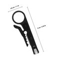 thumbnail image 2 of KAKOWELY 10Ud Pelacables Herramienta Compacta Para Cortar Y Pelar Cables Eléctricos Y De Red Negro, 2 of 7