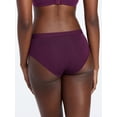 thumbnail image 5 of Joyspun Women's Ribbed Modal Hipster Panties, 3-Pack, Sizes XS-3XL, 5 of 9