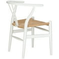 Poly &amp; Bark Weave Chair Set - Wood Frame - White (Set of 2) - Walmart.com