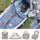 thumbnail image 3 of Saco de dormir cálido para bebé, saco de invierno para niño, saco de dormir de punto para cochecito, manta de lana para recién nacido, 3 of 4