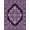 Purple, Pattern 13, variant on ODIKA 8'x10' Washable Area Rug Plum Radial Purple Symmetrical Scrollwork Border Fuzzy Abstract for Living Room, Under Sectional, Family , Durable, Non-Slip