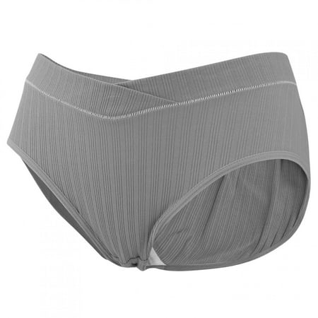

Women Panties Women Underwear Soft Panties Pregnant Woman Low Waist Abdomen Support Breathable Panties Women Soft Elastic UnderwearGray L