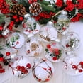 thumbnail image 7 of NOGIS 12 Pcs 3.15 Inch Christmas Fillable Ornaments Ball Clear Christmas Ornaments Filling Christmas Balls Plastic Christmas Ball Ornaments DIY Craft Clear Ball for Home Party Tree Decor（Round）, 7 of 7