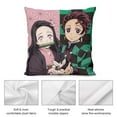 thumbnail image 5 of Kamado Nezuko Pillow Case Soft Pillow Cover Pillowcase Decorative Cushion Cover Home Decor 26 "x26 ", 5 of 8