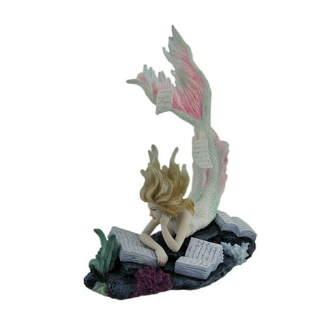 Veronese Design Lost Books Mermaid Sculpture