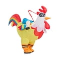 thumbnail image 4 of Disfraz de pollo inflable para montar en disfraz de para fiestas temáticas y espectáculos en escenario Para 150cm a 190cm, 4 of 8