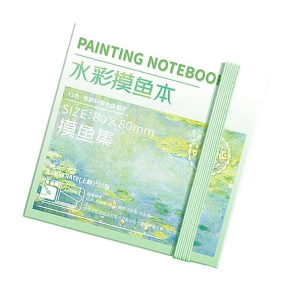 lixuesong Travel Watercolor Sketchbook with Paint and 50 Sheet 300GSM Watercolour Paper Pad Artist Watercolor Painting Set