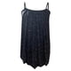 thumbnail image 4 of Mujeres Puls-Size O-Cuello Botón Sin mangas Chaleco Sólido Camiseta corta Sling Tops Pompotops  lopia995836, 4 of 5