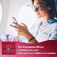 thumbnail image 5 of Menstrual Kit All-in-One 10 Pack | Convenience on The Go | Period Kit Pack for Travelling, Tweens & Teenagers or just When You’re Out | Individually Wrapped Feminine Hygiene Product (Red Purse), 5 of 7